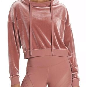 Alo Yoga Velour velvet hoodie size s